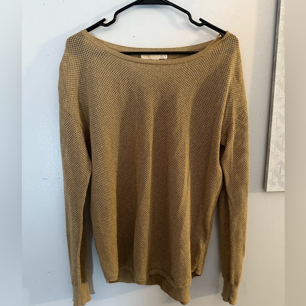 Michael Kors sweater women’s large loose fit light weight thin material